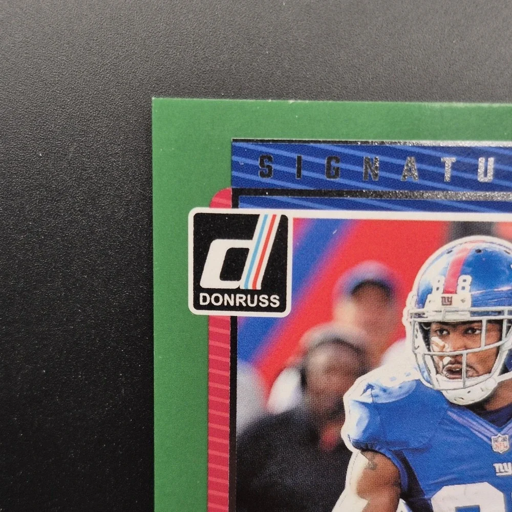 2025 Panini Donruss Hakeem Nicks #SS-32 Signature Series Green /25 (AU) Giants‎